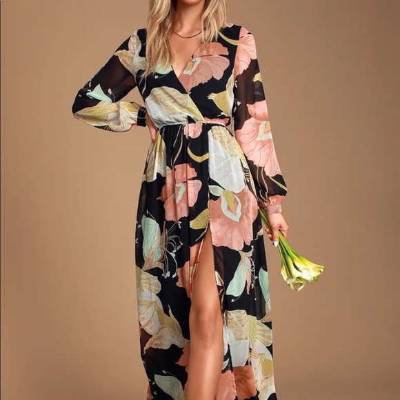 Long Sleeve Maxi Dress Nwot 